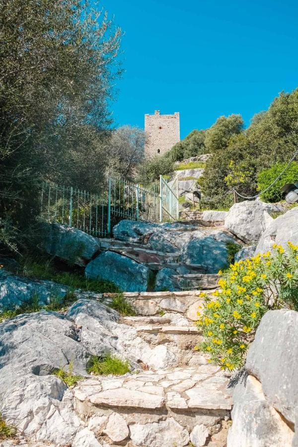 Bilocale Con Vista Mare E Terrazza Panoramica Ammentos Posada Bagian luar foto